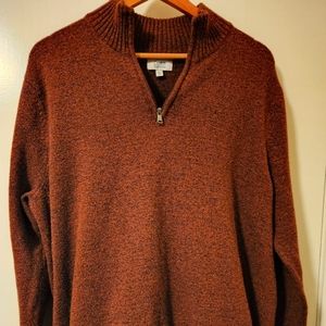 1/4 zip Croft and Barrow sweater